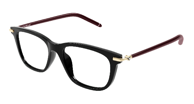 MontBlanc Eyeglasses, Frames Only, MB 636-3 001, 56-17-145
